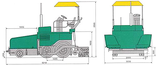 Асфальтоукладчик XCMG RP1255