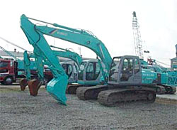 Экскаваторы под брендом Kobelco